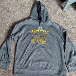 Champion NCAA Notre Dame Fightin' Irish Size XL Heavyweight Hooded Sweatshirt